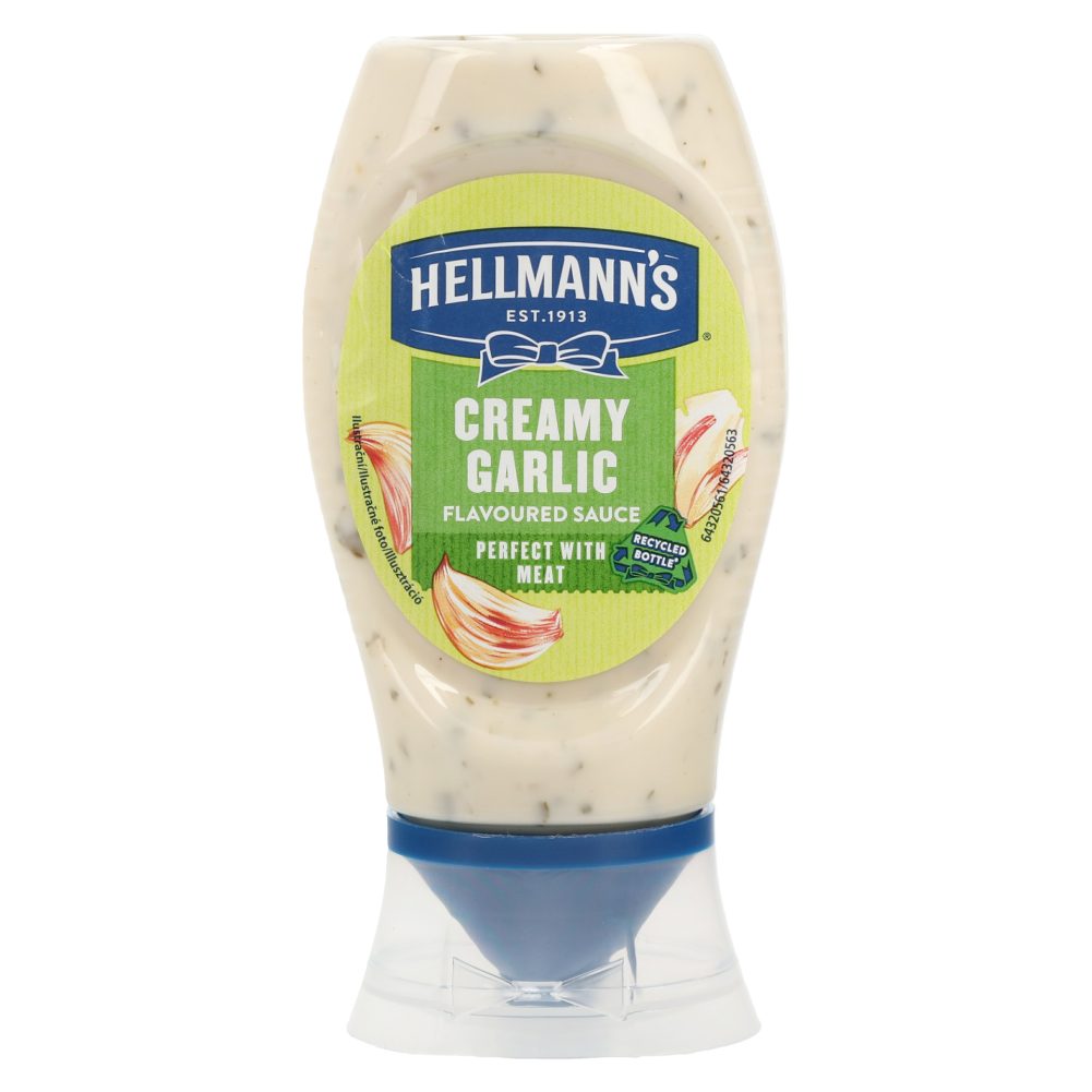 KREMASTA ČESNOVA OMAKA, CREAMY GARLIC, HELLMAN´S, 250ML