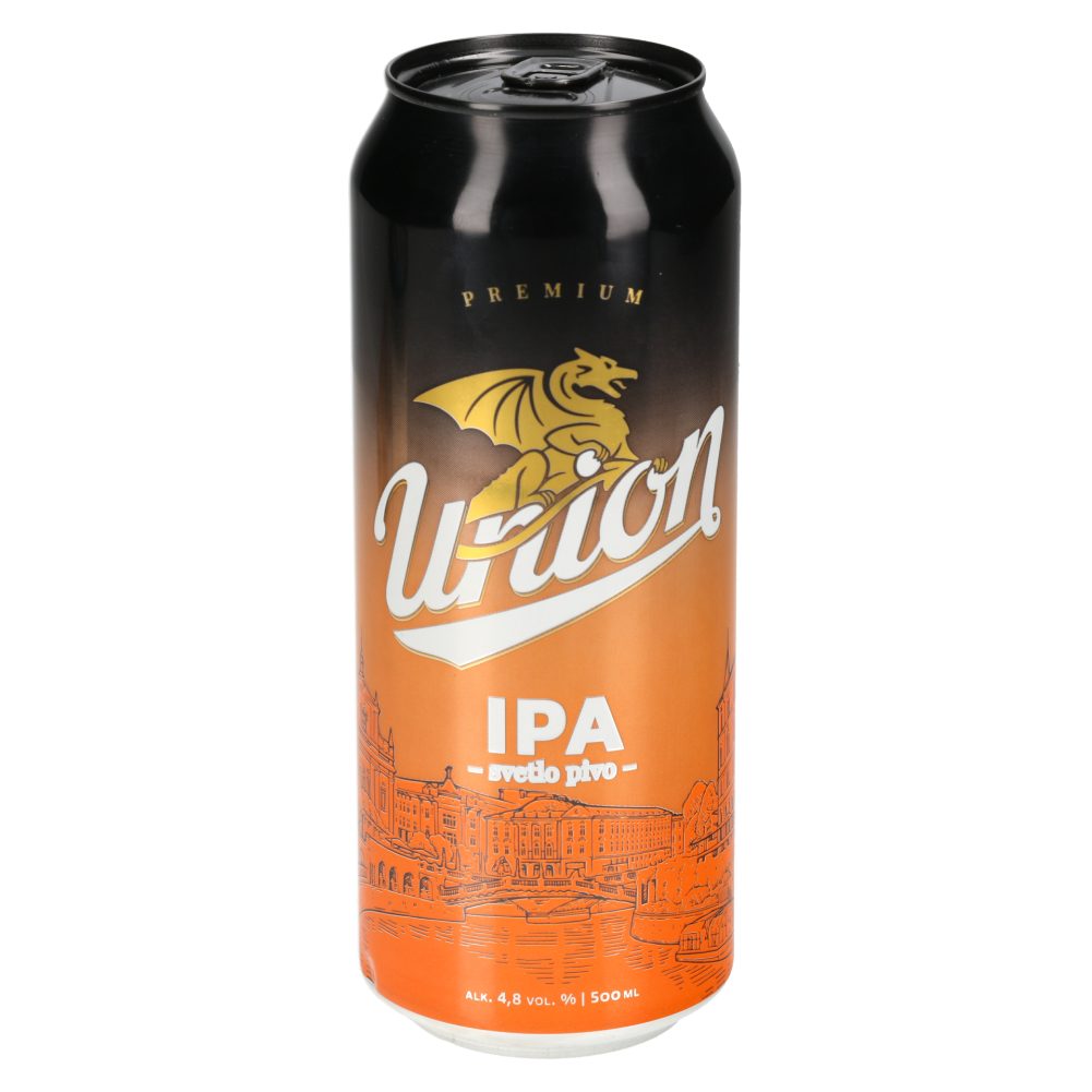 SVETLO NEFILTRIRANO PIVO IPA, UNION PREMIUM, 0,5L