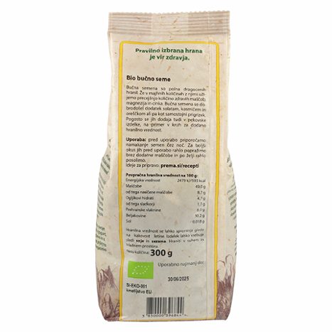 BIO BUČNA SEMENA, BIOTOP, 300G