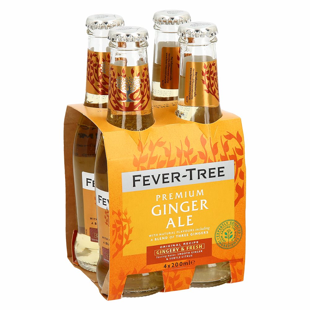 pijača ginger ale, fever tree, 4x0,2l