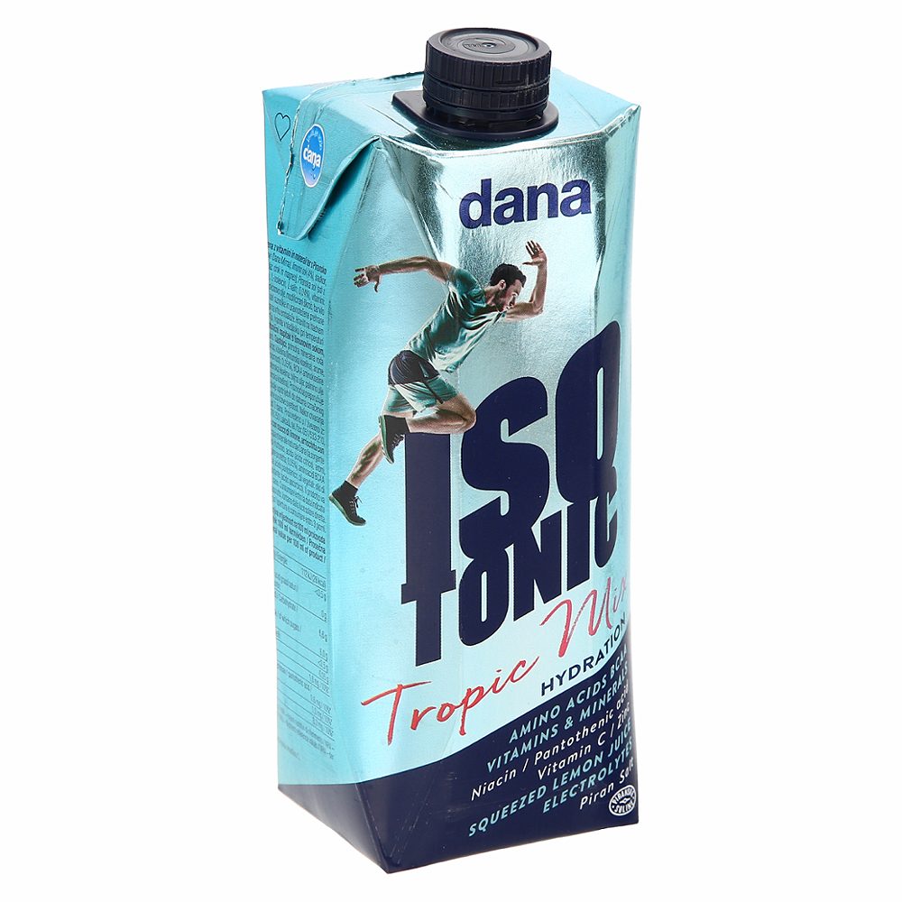 izotonična pijača obogatena z vitamini in amino kislinami, dana tropic mix, 0,75l