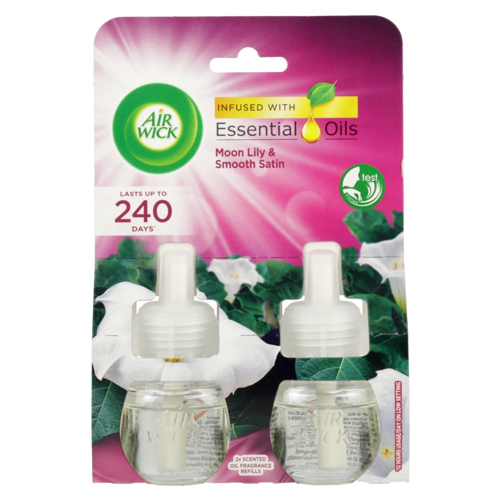 POLNILO ZA EL. OSVEŽILEC SMOOTH SATIN AND MOON LILY, AIR WICK, 2X19 ML