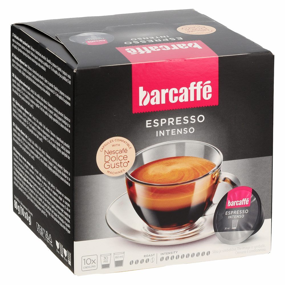 kava v kapsulah intenso, barcaffe, 80 g