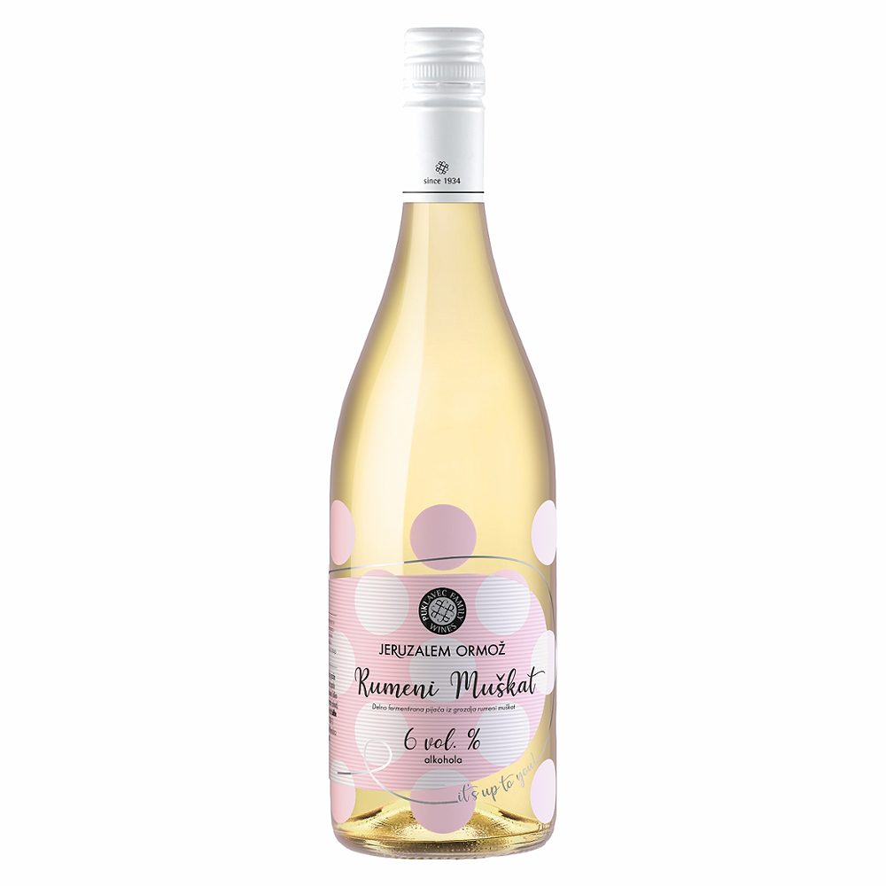 belo vino, rumeni muškat, jeruzalem ormož, 0,75l