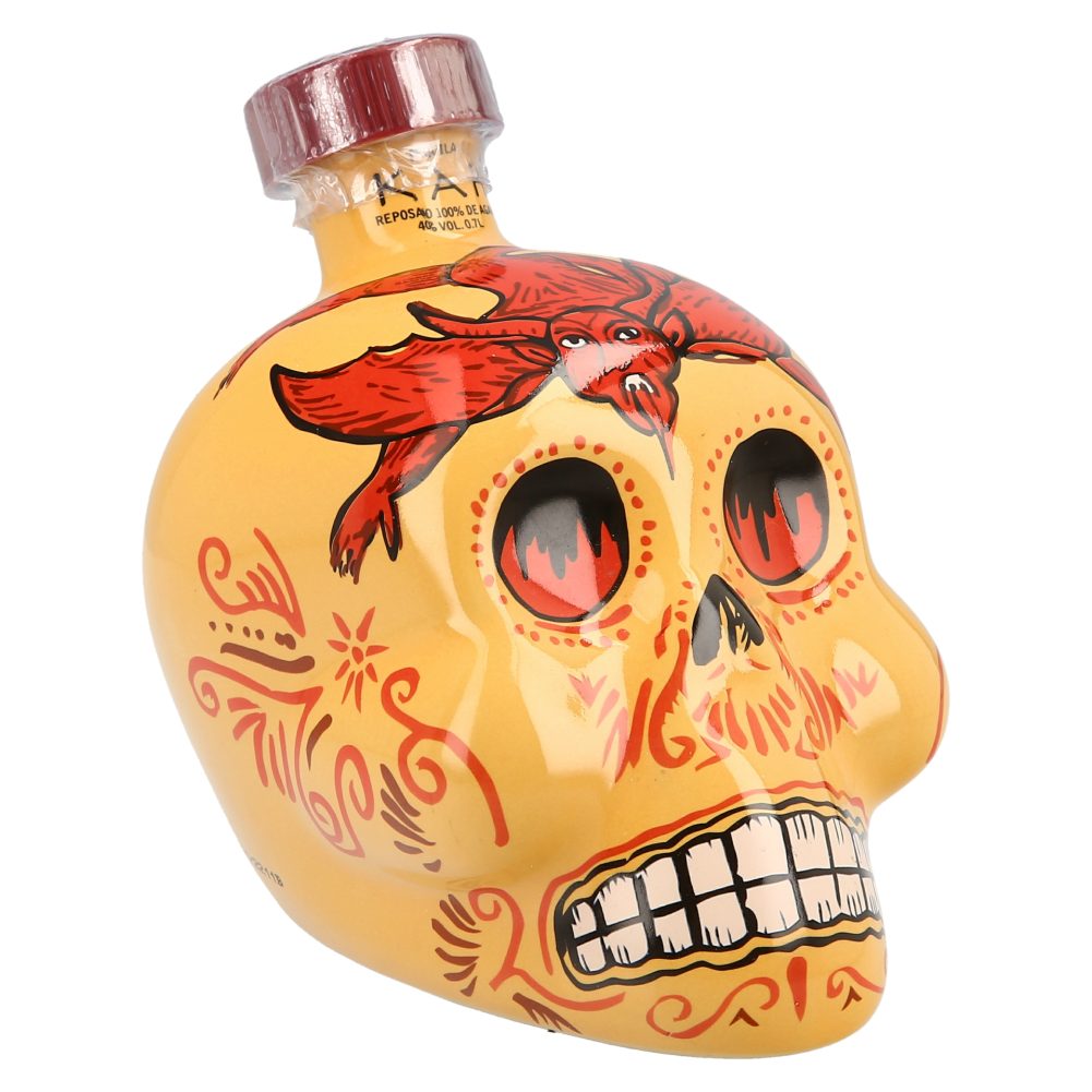 TEQUILA KAH REPOSADO SKULL, 0,7L