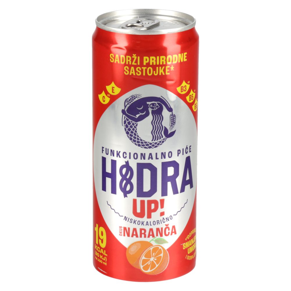 Funkcionalni napitek, pomaranča, Hidra Up, 0,33 l
