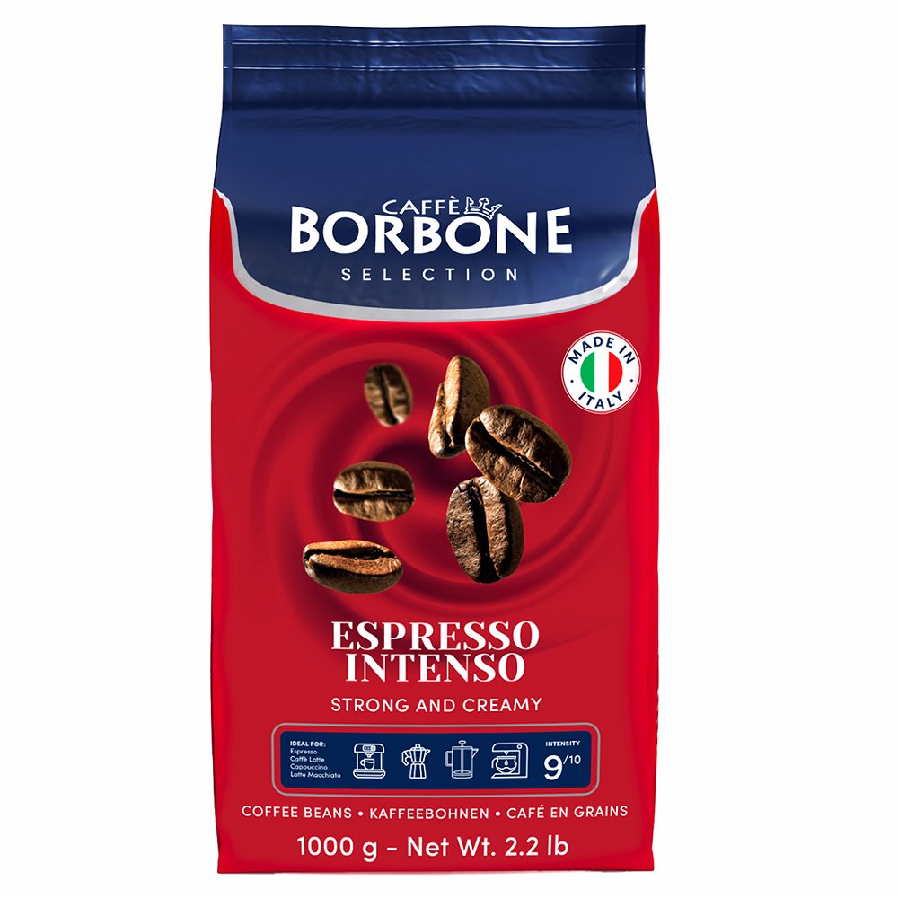 kava v zrnu espresso intenso, borbone, 1kg