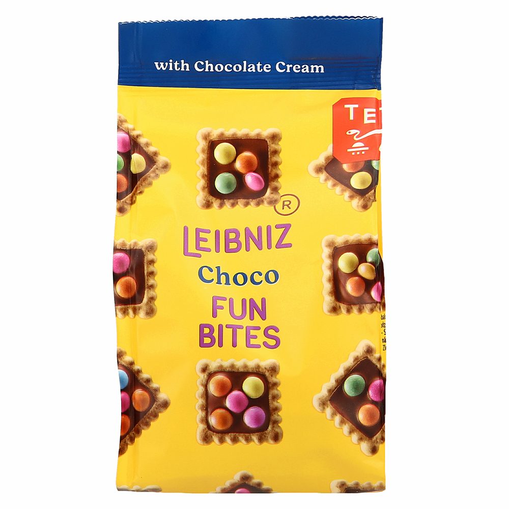 keksi s čokoladno kremo in pisanimi piškoti, leibniz, 150g