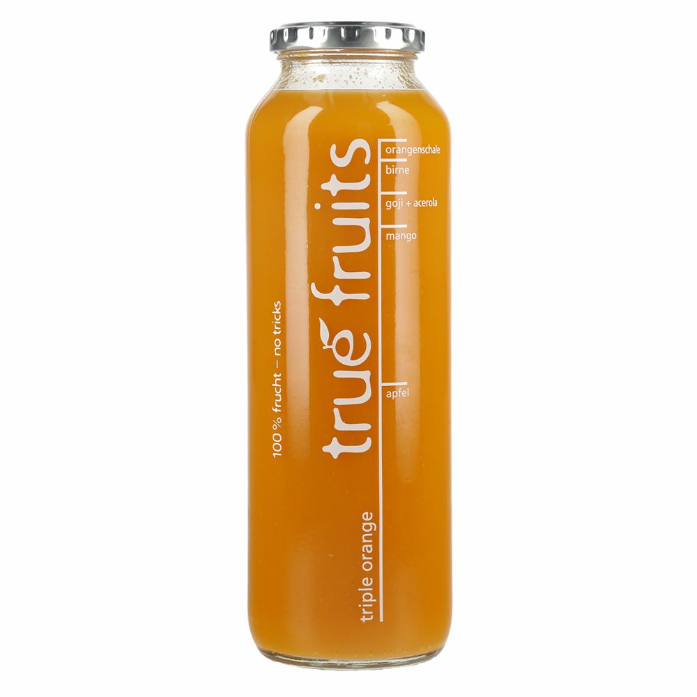 smoothie triple orange, true fruits, 750ml