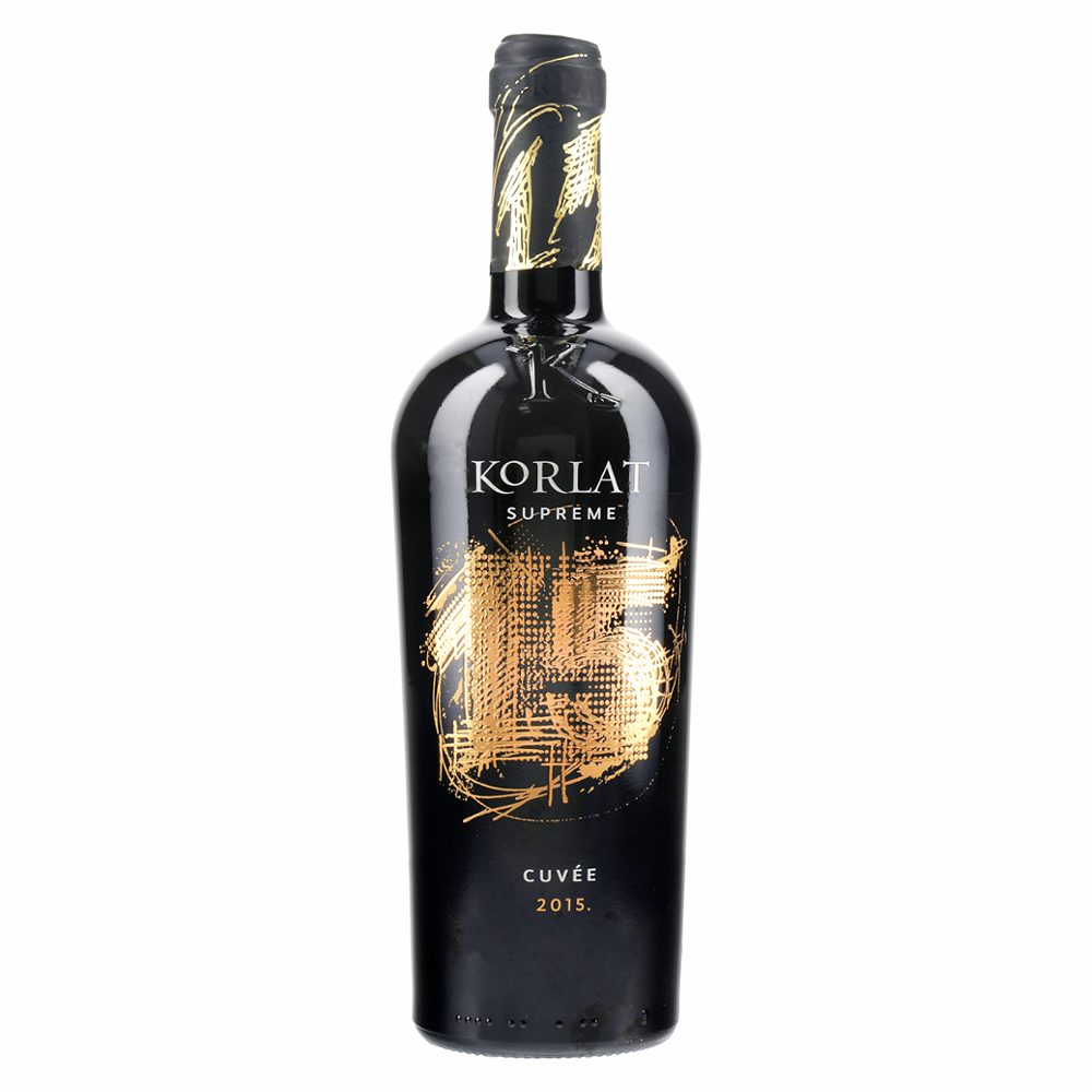 rdeče vino supreme cuvee, korlat, 0,75l