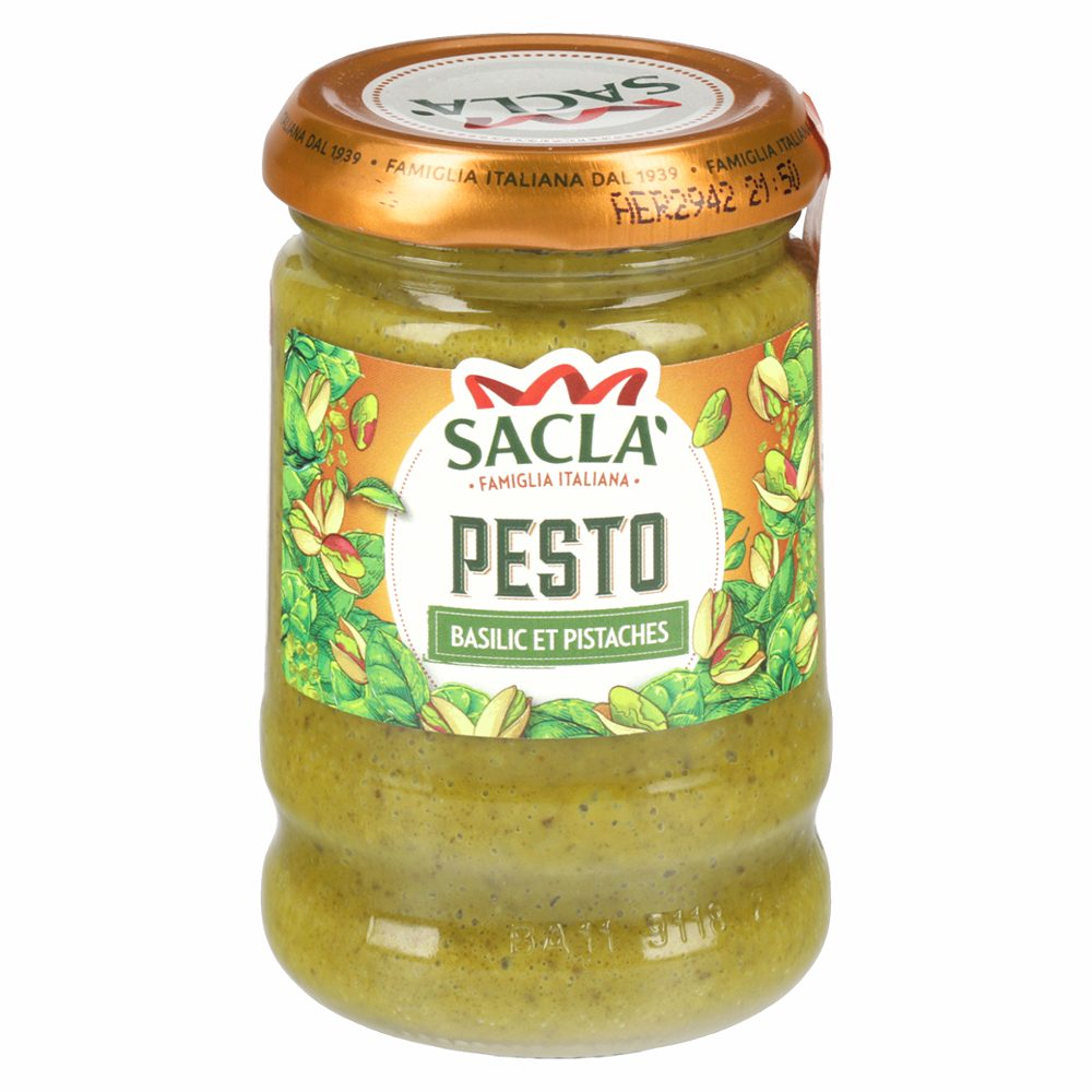 pesto z baziliko in pistacijo