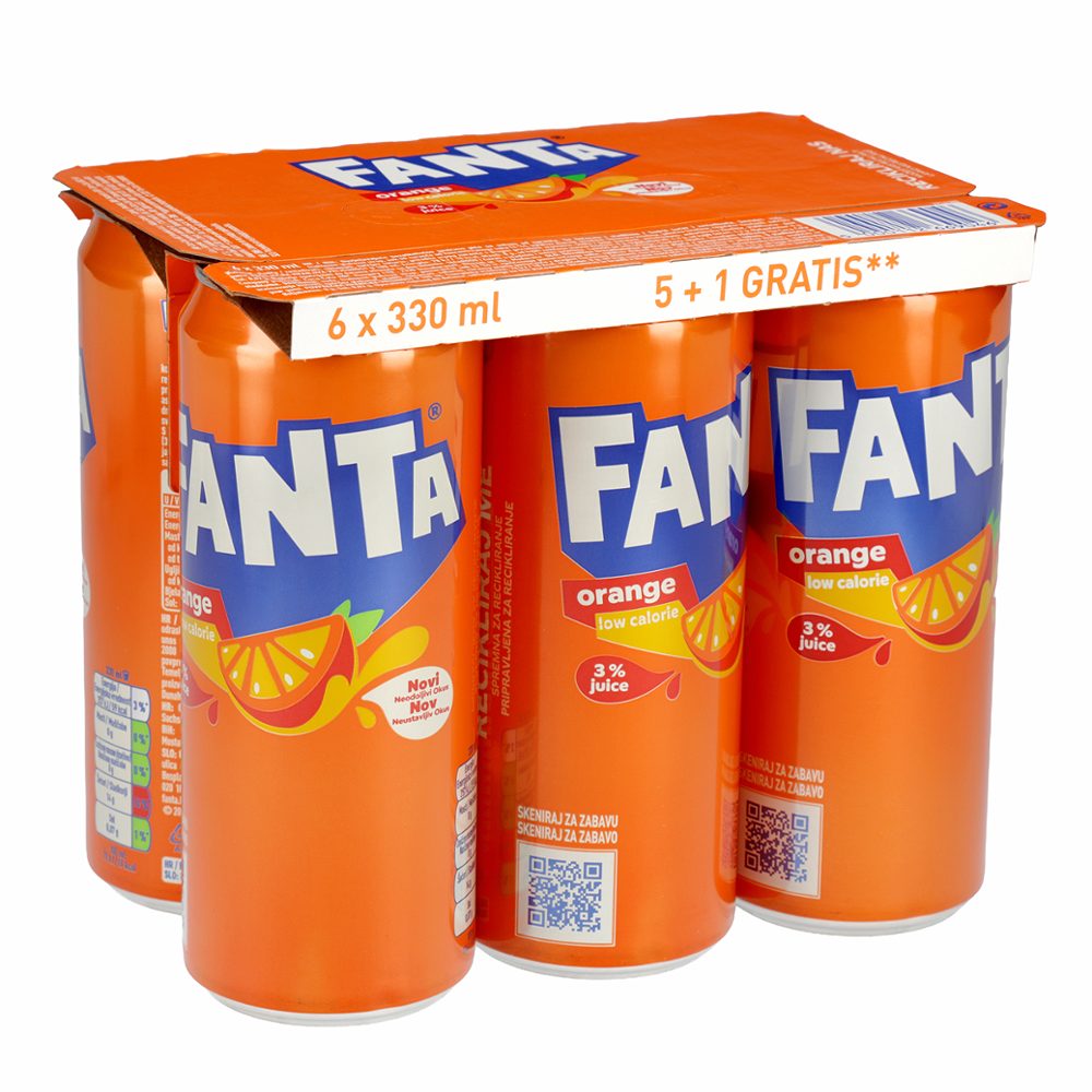 fanta, 6x033l, 5+1 gratis