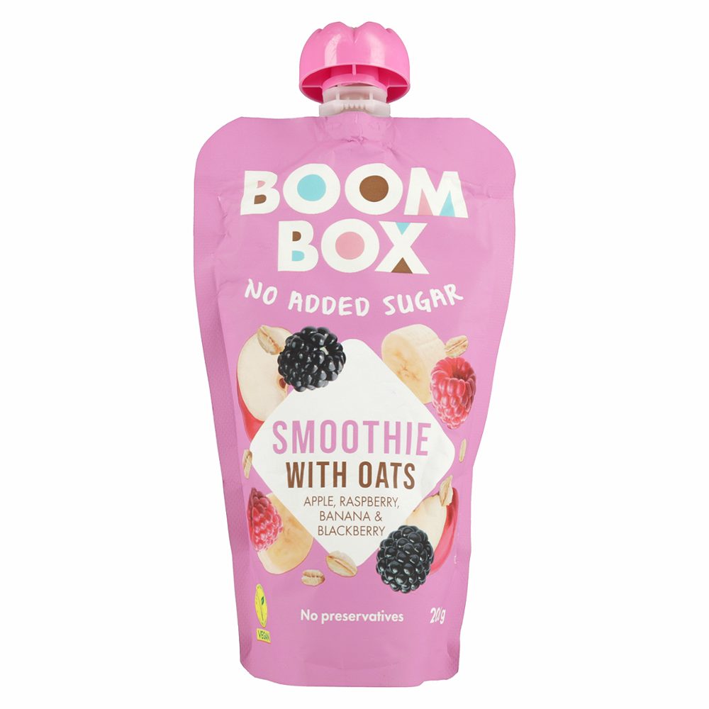 smoothie, jabolko, malina in robida, boom box, 200 g