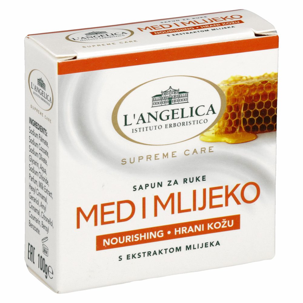 toaletno milo med in mleko