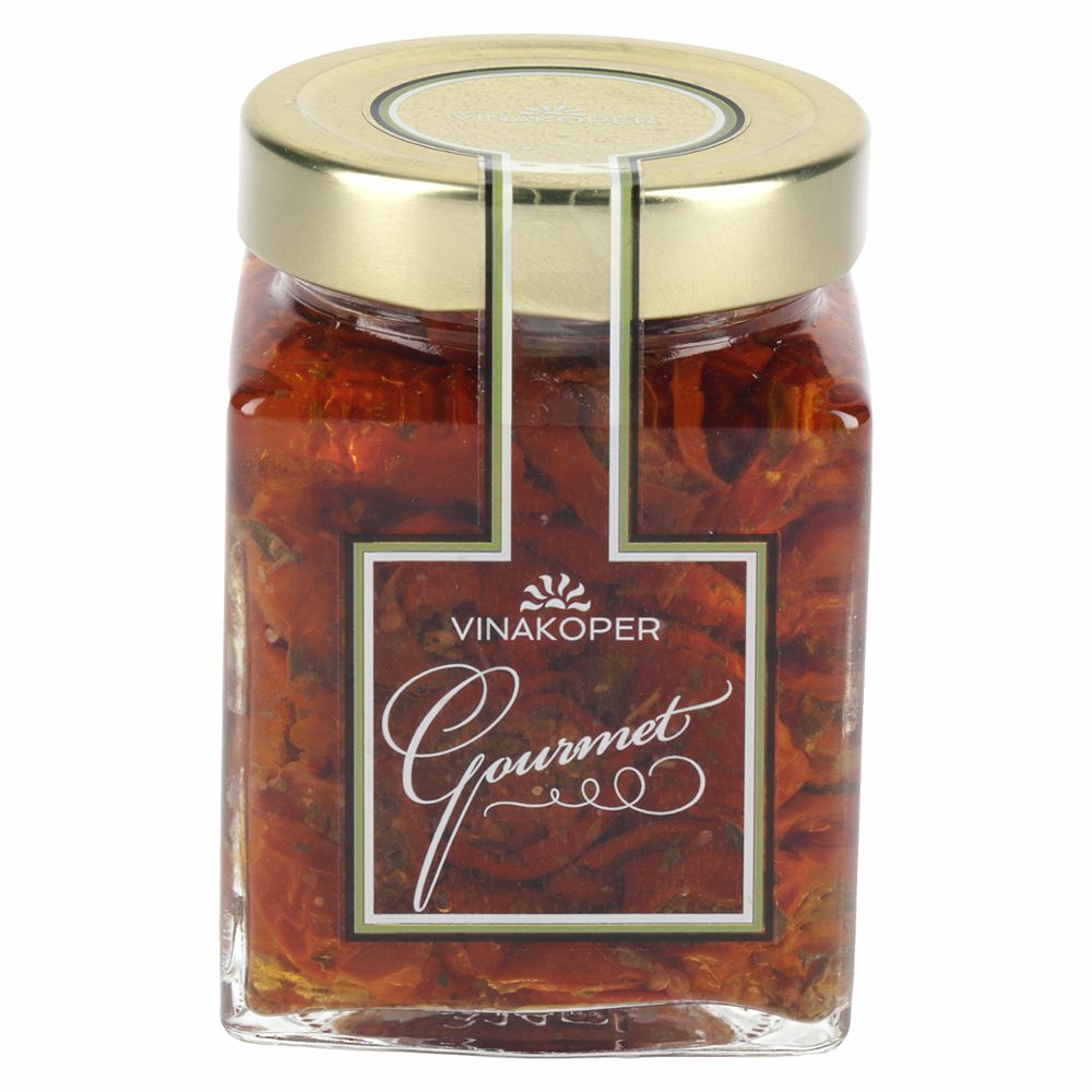 sušeni češnjev paradižnik v sončničnem olju, vinakoper, 215 g