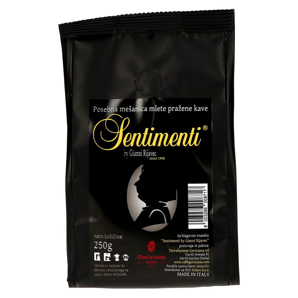 Mleta kava, Sentimenti by Gianni Rijavec, 250 g