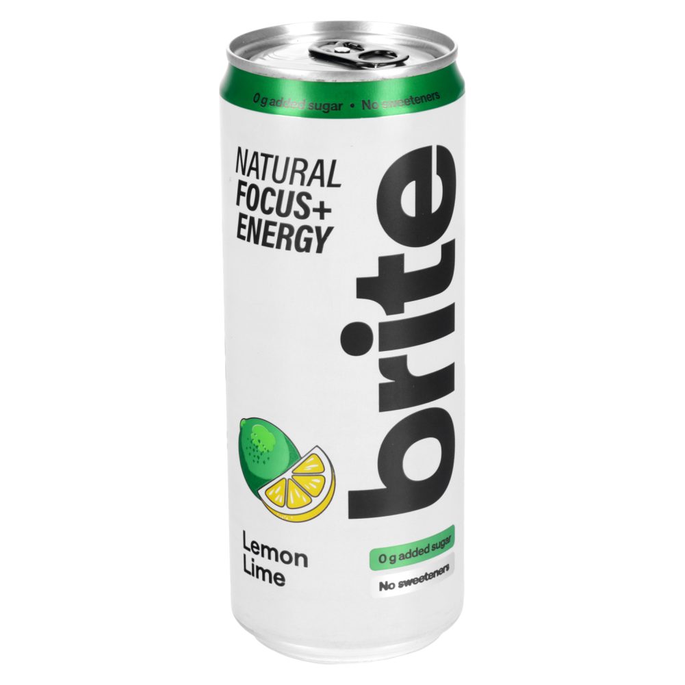ENERGIJSKA PIJAČA Z OKUSOM LIMONE IN LIMETE, BRITE, 0,33L