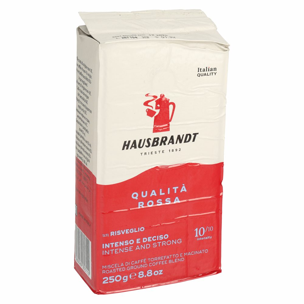 mleta pražena kava qualita rossa, hausbrandt, 250 g