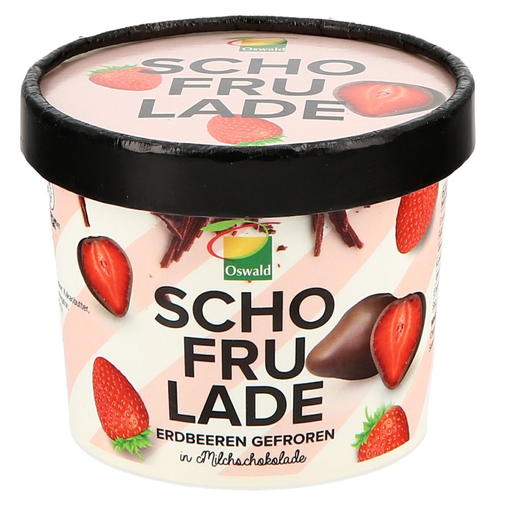 JAGODE OBLITE Z MLEČNO ČOKOLADO, SCHOFRULADE OSWALD, 130G