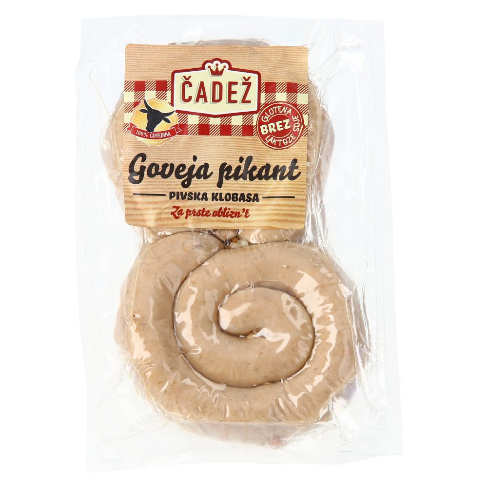 PIVSKA PIKANTNA KLOBASA, ČADEŽ, 280G
