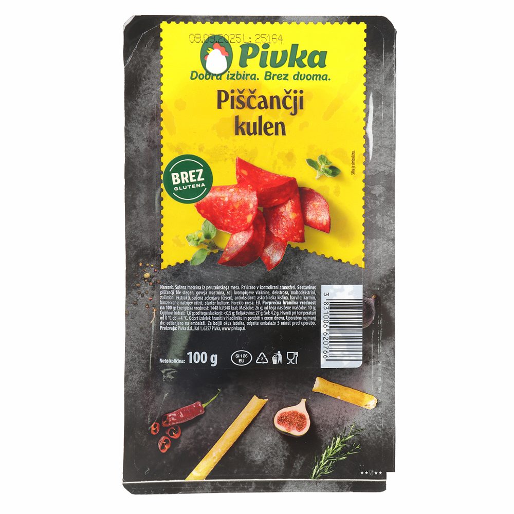 piščančji kulen narezek