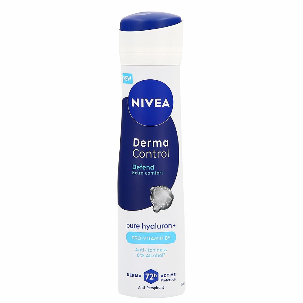 deodorant derma control, defend extra comfort, antiperspirant, sprej, nivea, 150 ml