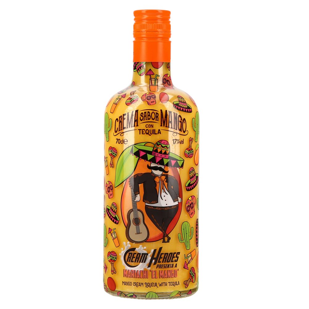 KREMNI LIKER TEQUILA Z OKUSOM MANGA, CREAM HEROES, 0,7L