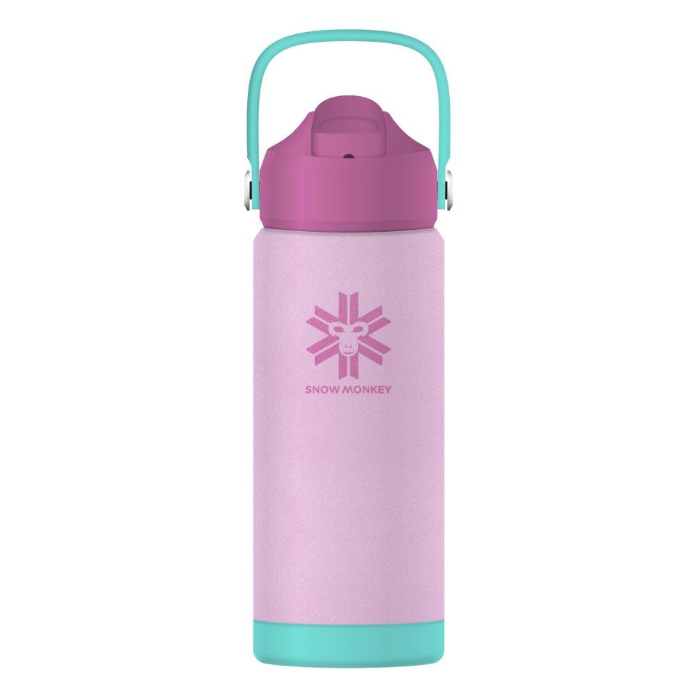 TERMO STEKLENICA KIDS LILA, SNOW MONKEY, 0,53L