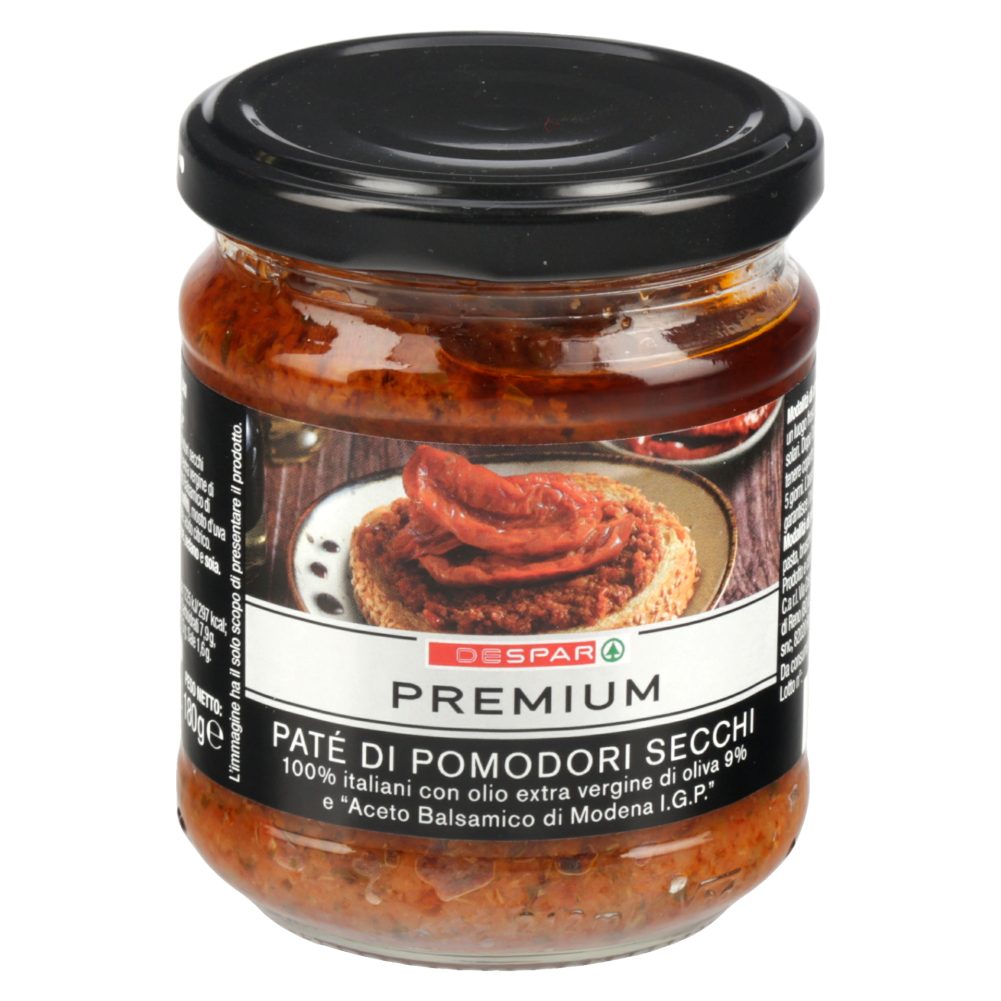PATE S SUHIMI PARADIŽNIKI, DESPAR PREMIUM, 180G