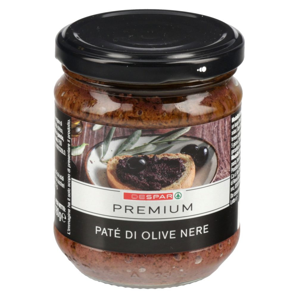 PATE IZ ČRNIH OLIV, DESPAR PREMIUM, 180G