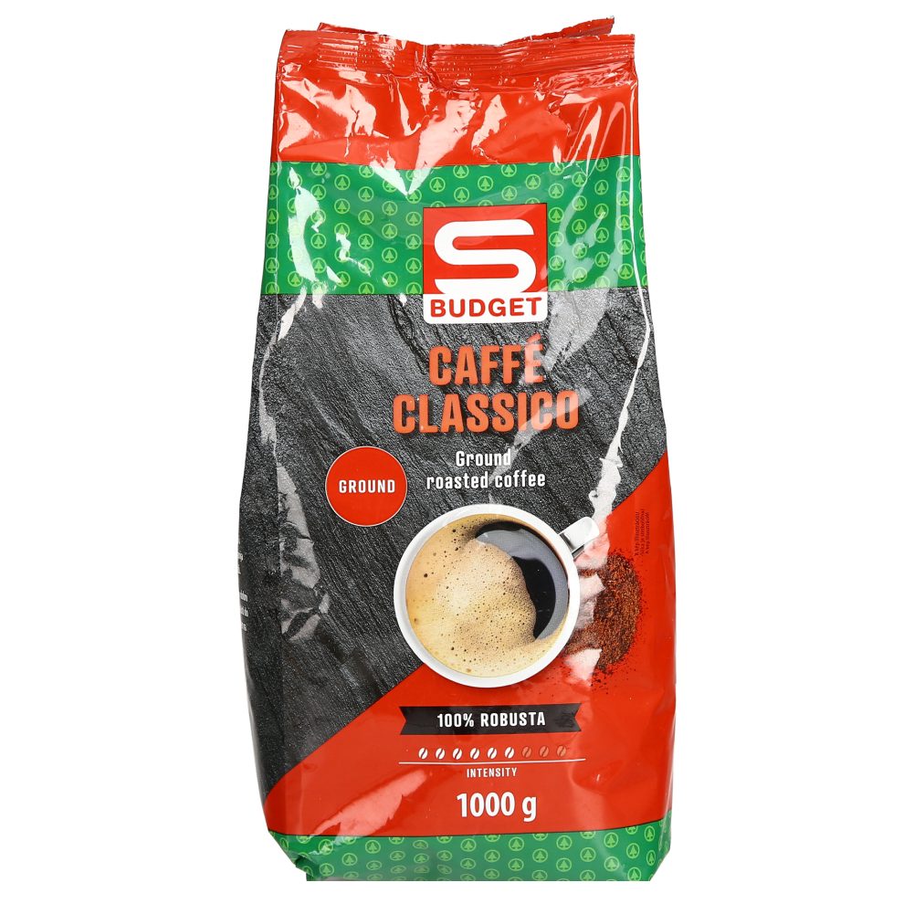 KAVA CLASSIC MLETA, 100% ROBUSTA, S-BUDGET, 1KG