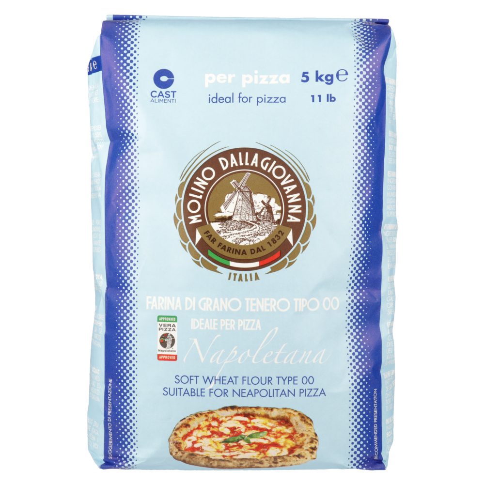 NAMENSKA MOKA ZA PIZZO TIP 00 LA NAPOLETANA, MOLINO DALLAGIOVANNA, 5KG