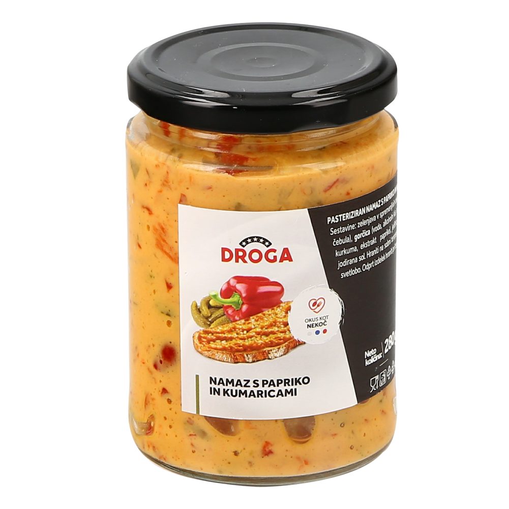 NAMAZ S PAPRIKO IN KUMARICAMI, DROGA, 280G