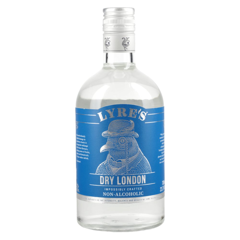 BREZALKOHOLNI GIN DRY LONDON, LYRE´S, 0,70L