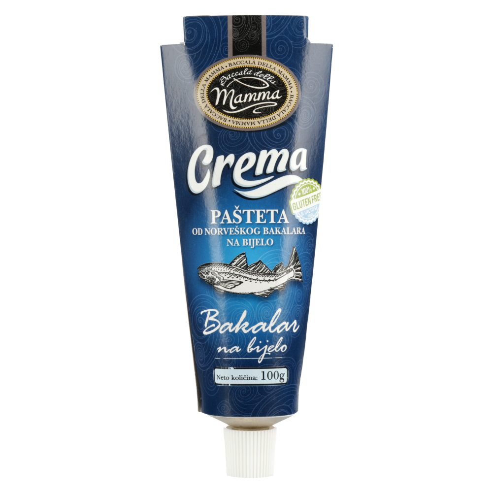 PAŠTETA BAKALAR NA BELO, BACCALA DELLA MAMMA, 100G