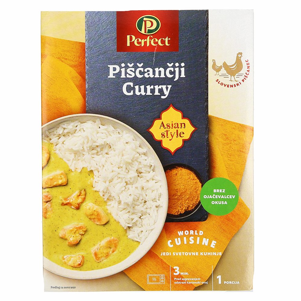 piščančji curry perfect, perutnina ptuj, 350g
