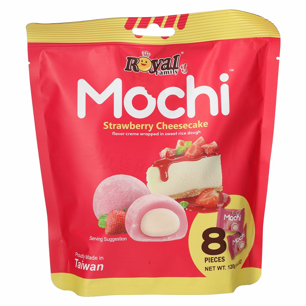 mochi z jagodnim nadevom in sirove torte, royal family, 120g