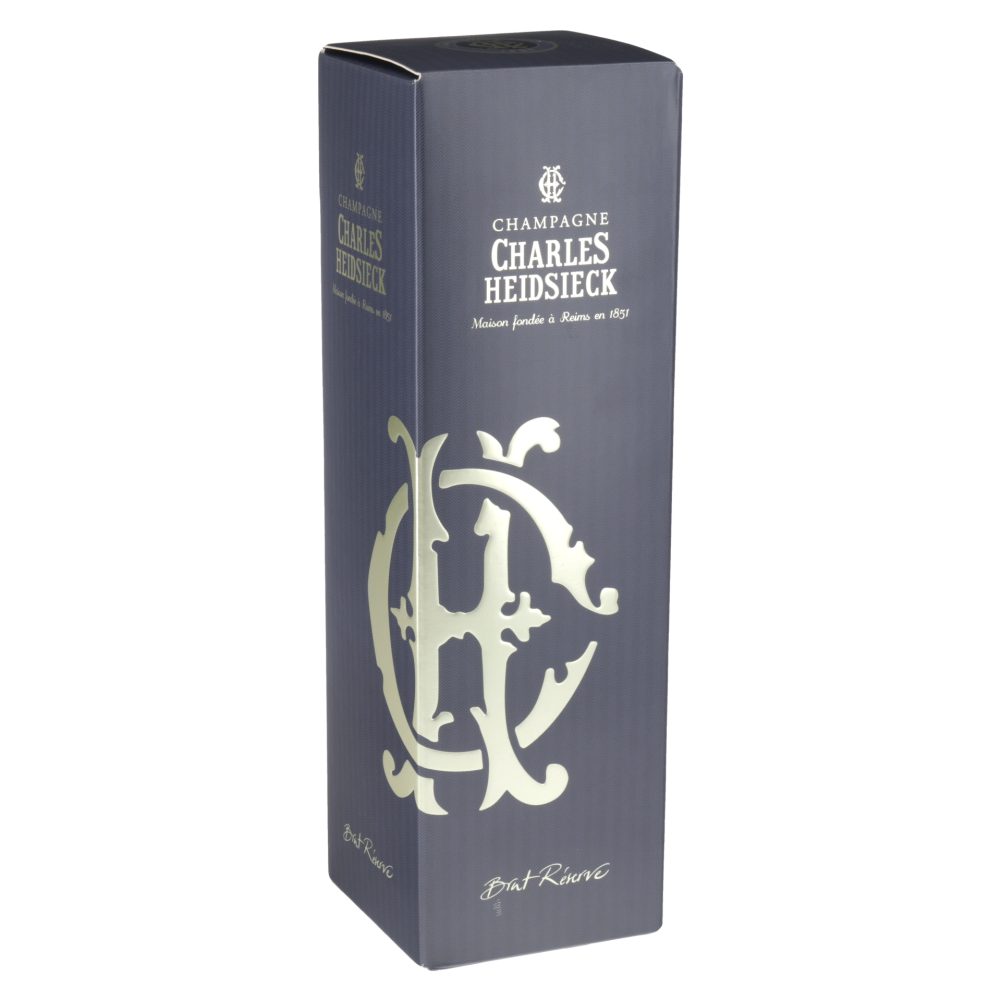 ŠAMPANJEC V DARILNEM PAKIRANJU CHARLES HEIDSIECK, BRUT RESERVE, 0,75L