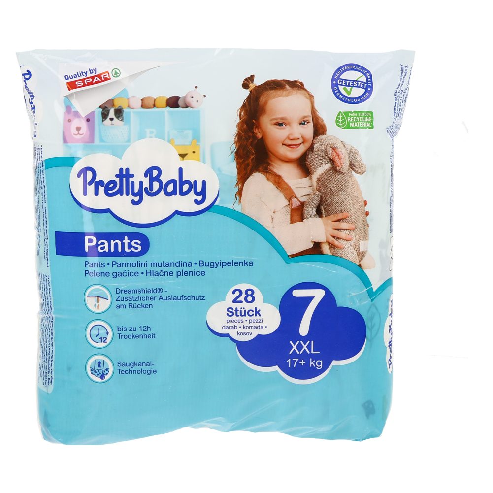 HLAČNE PLENICE ŠT.7, PRETTY BABY, 28/1