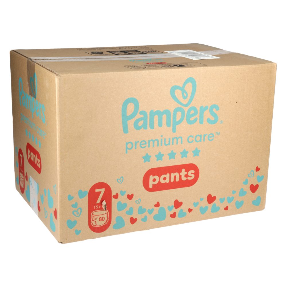 HLAČNE PLENICE ŠT.7, 15+KG, PAMPERS PREMIUM CARE, 80/1, MESEČNO PAKIRANJE