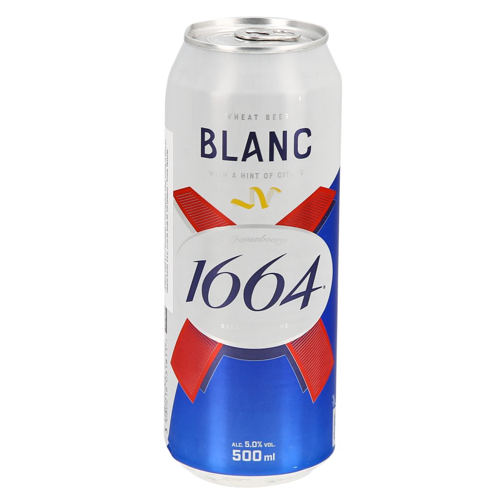 PŠENIČNO PIVO BLANC, KRONENBOURG 1664, 0,5L