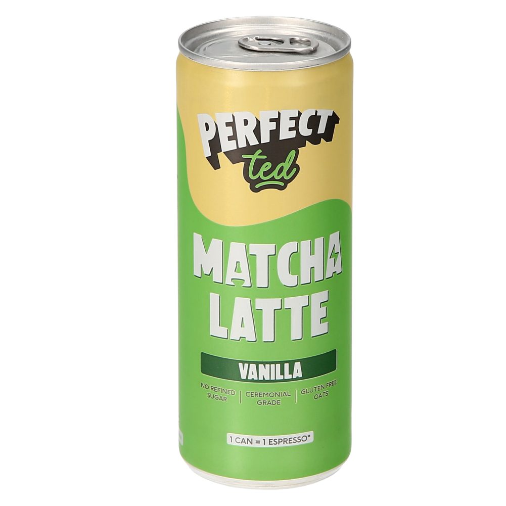 OVSENI NAPITEK MATCHA LATTE Z OKUSOM VANILIJE, PERFECT TED, 250ML