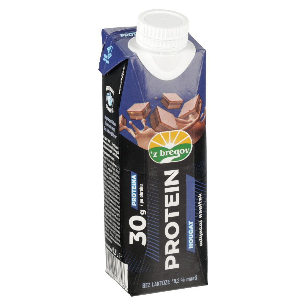 PROTEINSKI NAPITEK NOUGAT, Z BREGOV, 300ML