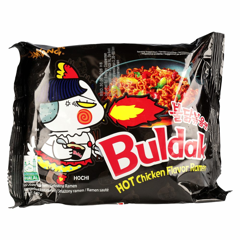 ramen rezanci, pekoči piščanec original, buldak, 140g