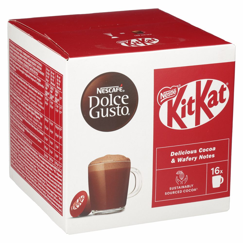 čokolada v kapsulah kit kat, nescafé dolce gusto, 16/1, 256g
