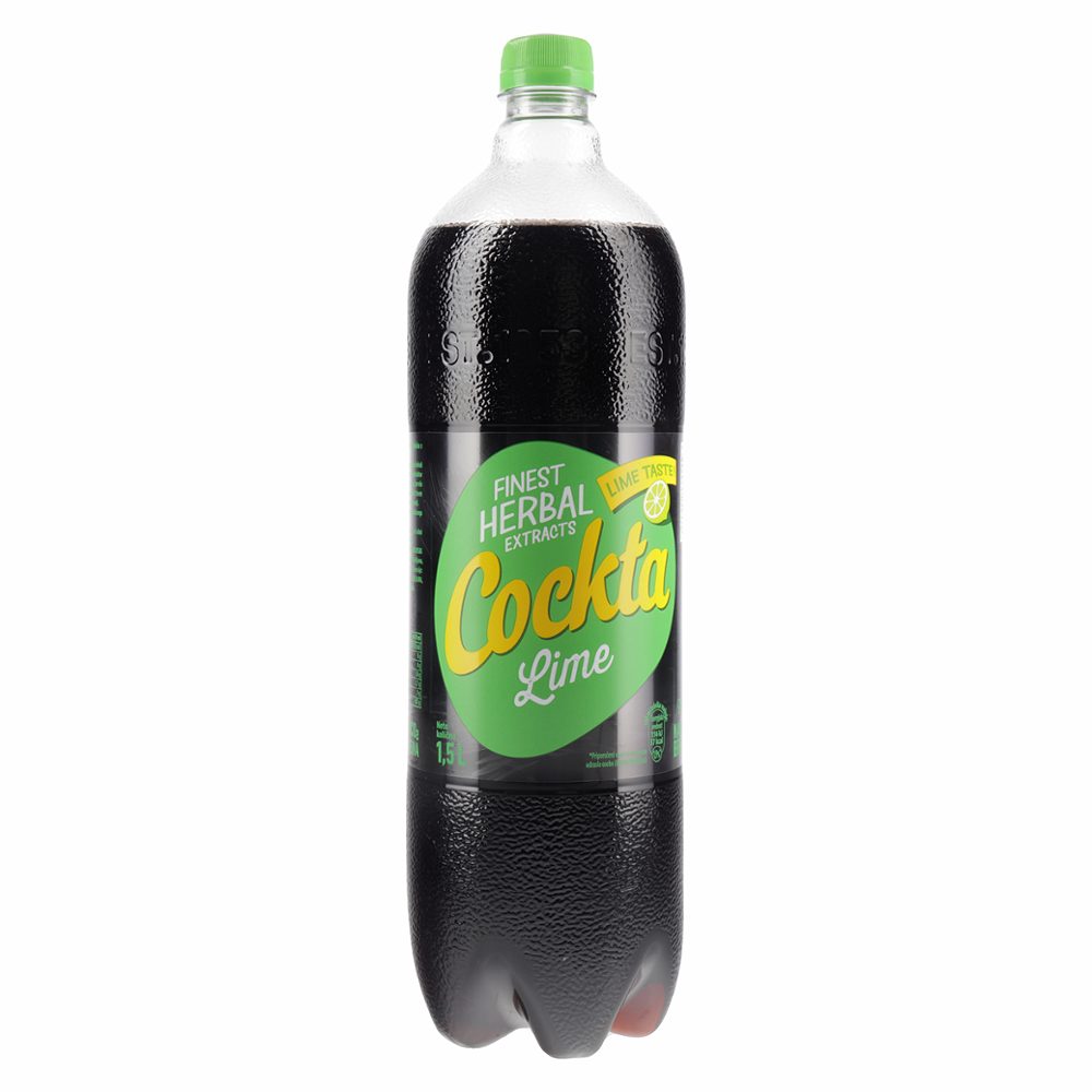 gazirana pijača, cockta limeta, 1,5 l