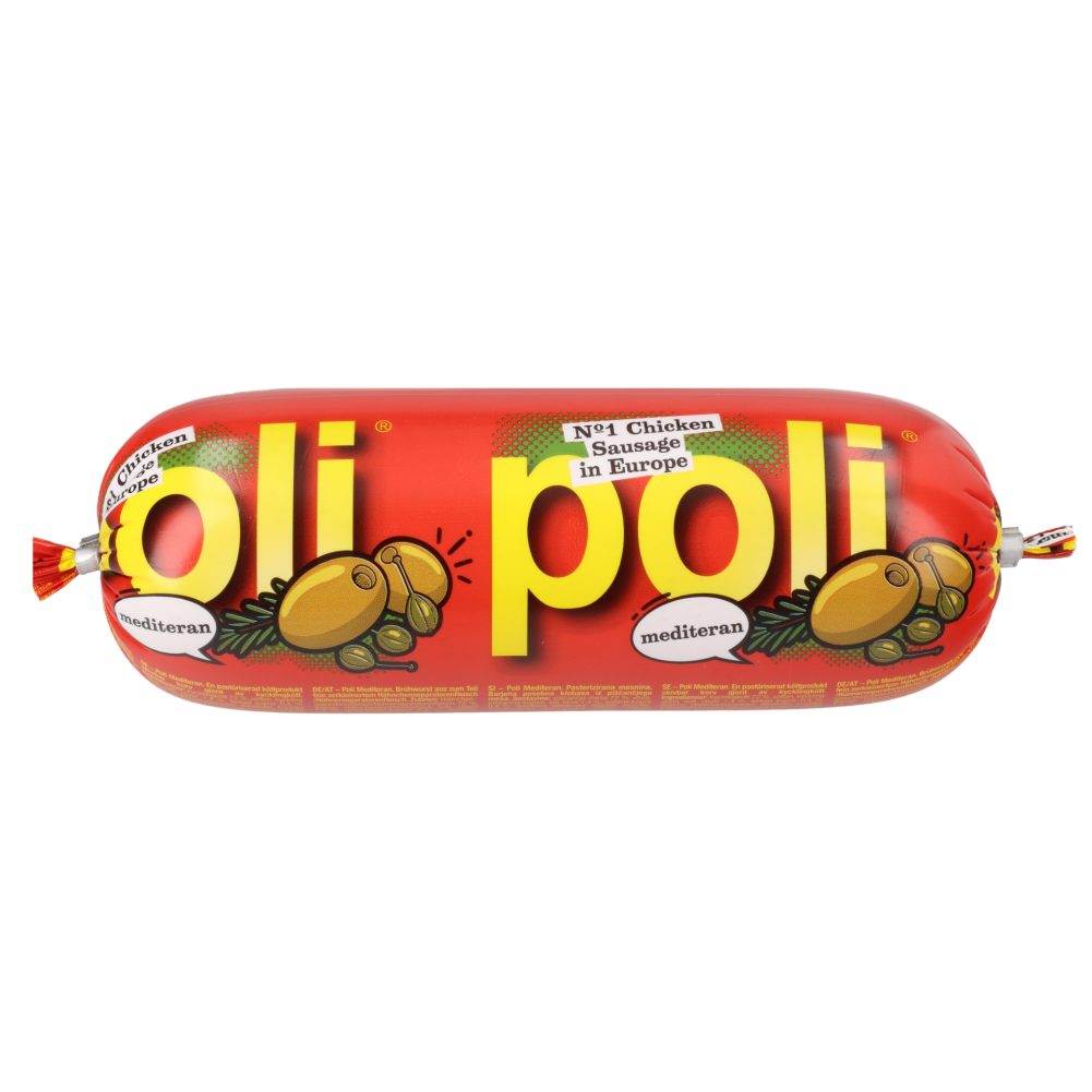 PIŠČANČJA SALAMA MEDITERAN POLI, PERUTNINA PTUJ, 500G