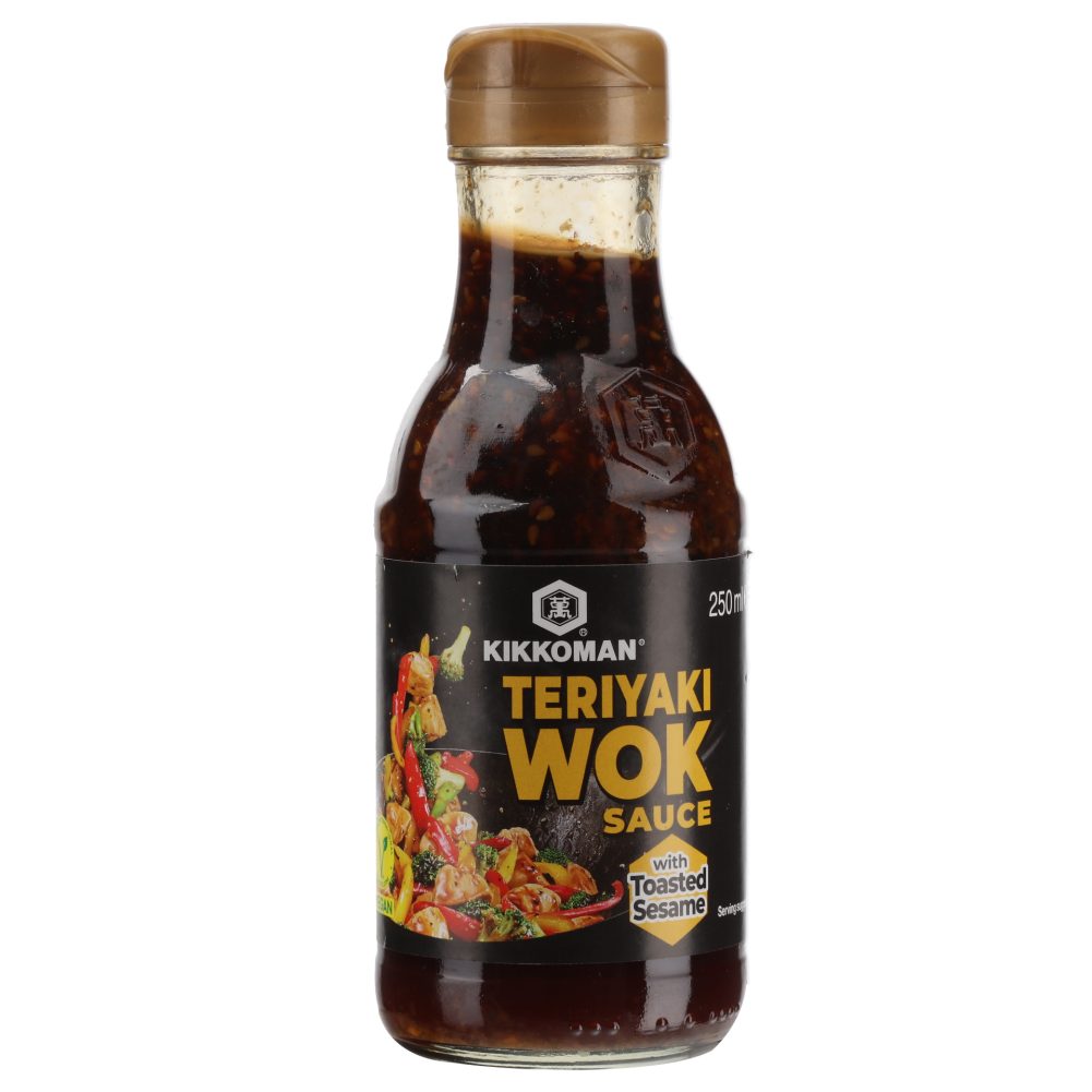 TERIYAKI WOK OMAKA S PRAŽENIM SEZAMOM, KIKKOMAN, 250ML