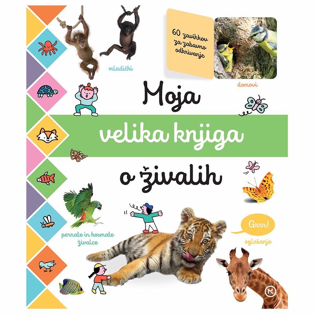knjiga za otroke, moja velika knjiga o živalih, mkz