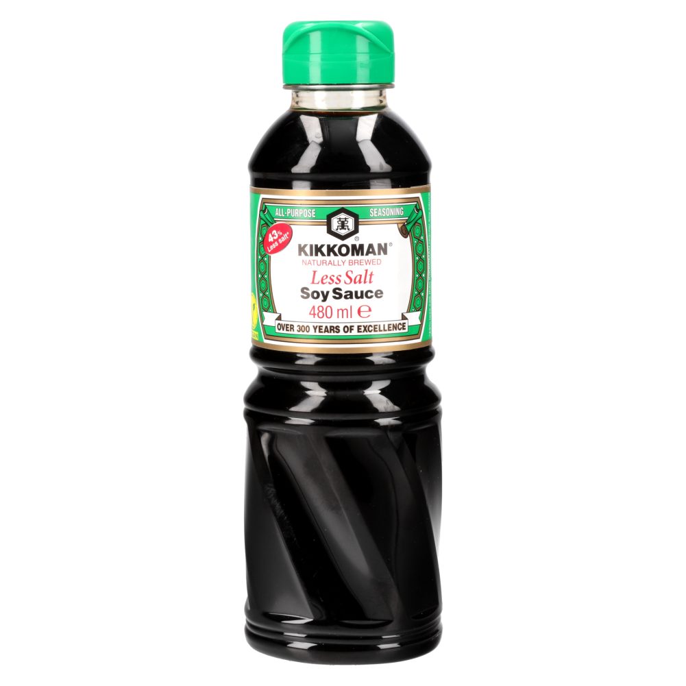 SOJINA OMAKA Z MANJ SOLI, KIKKOMAN, 480ML